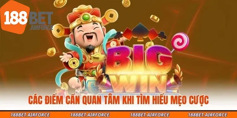 Các điểm cần quan tâm khi tìm hiểu mẹo cược